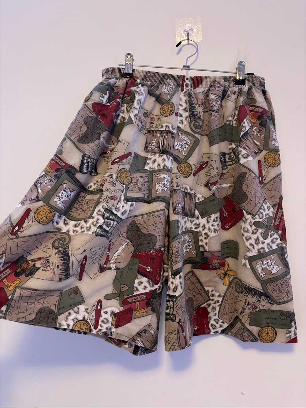 Vintage 100% Cotton Explorer Themed Shorts